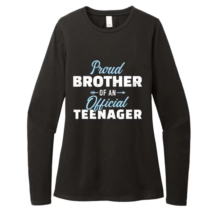 Proud brother of a teenager 13th birthday Womens CVC Long Sleeve Shirt