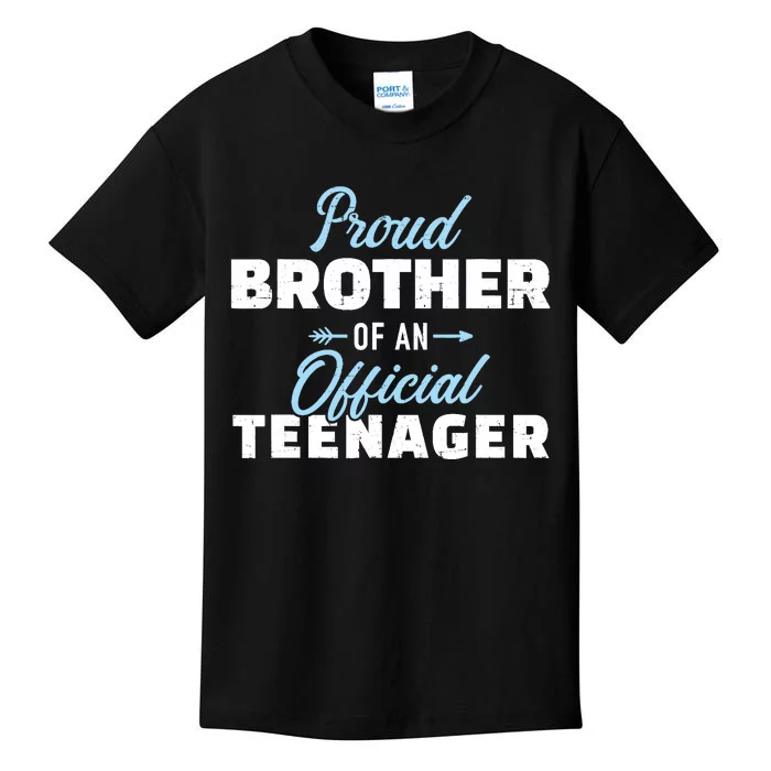 Proud brother of a teenager 13th birthday Kids T-Shirt