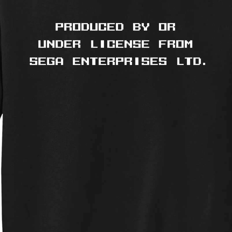 Produced By Or Under License From Sega Enterprises Ltd Sweatshirt