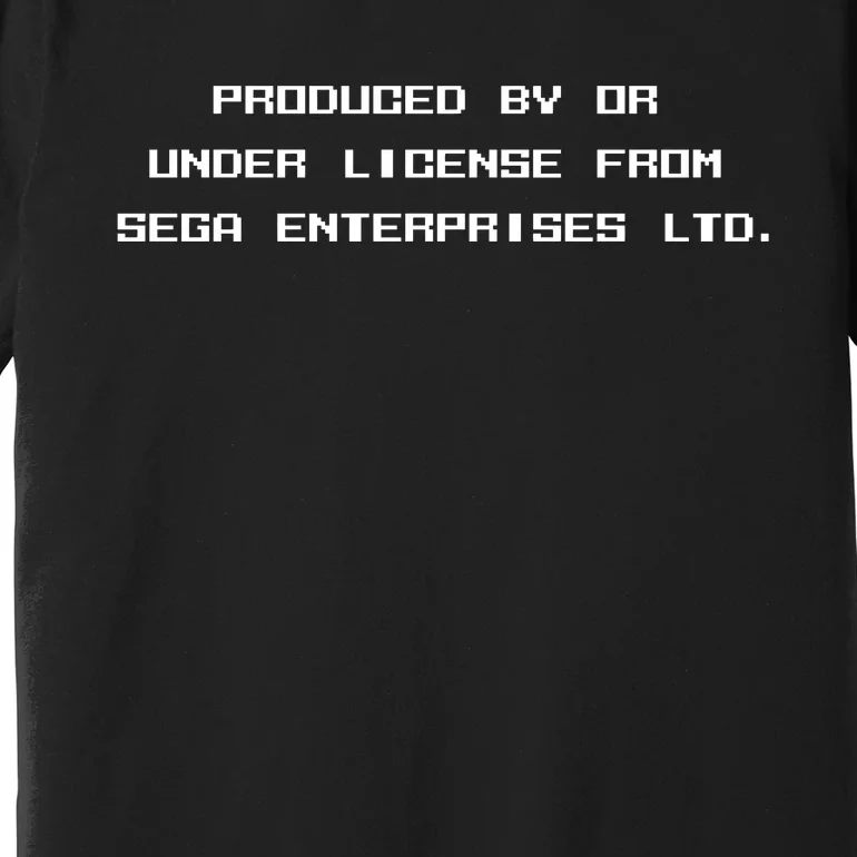 Produced By Or Under License From Sega Enterprises Ltd Premium T-Shirt