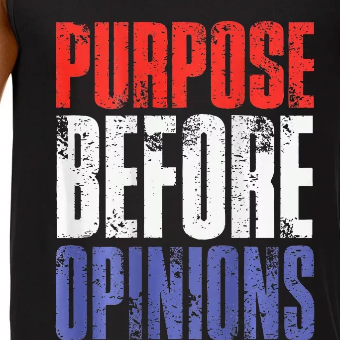 Purpose Before Opinions Austin Theory Live Comfort Colors® Tank Top