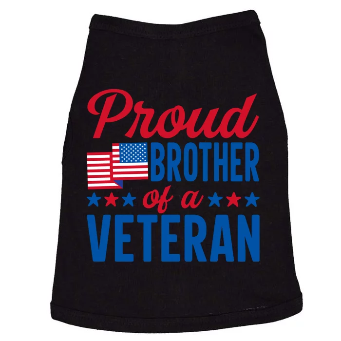 Proud Brother Of Veterans Day T Doggie Tank