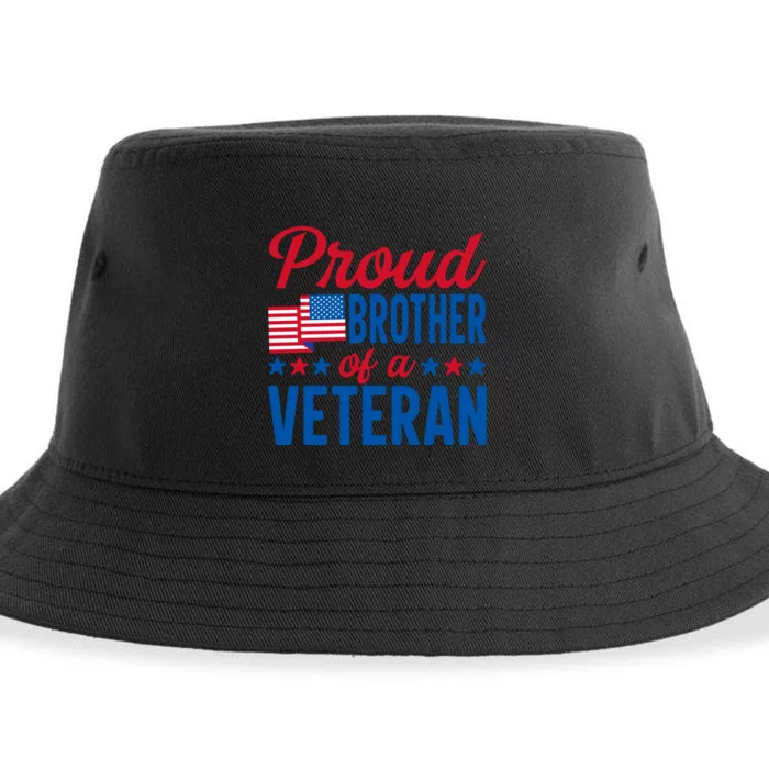 Proud Brother Of Veterans Day T Sustainable Bucket Hat