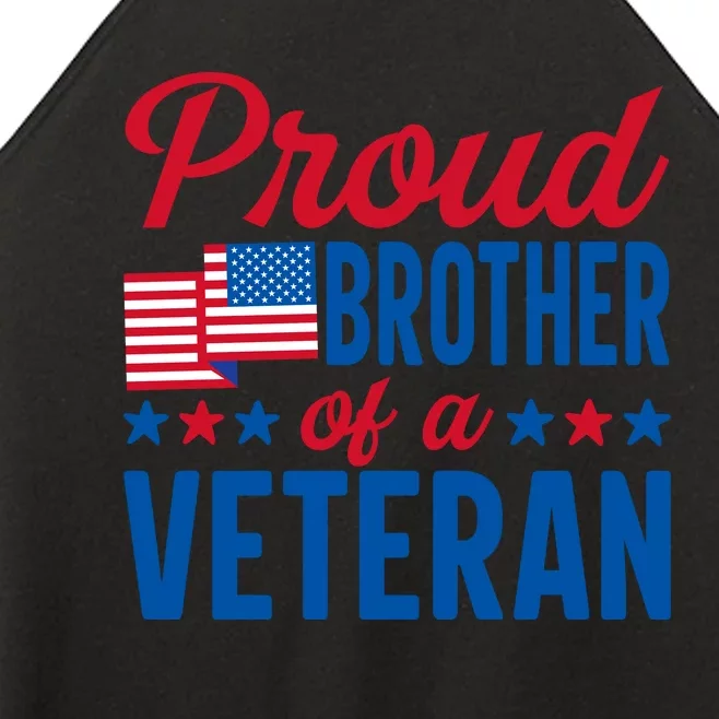 Proud Brother Of Veterans Day T Women’s Perfect Tri Rocker Tank