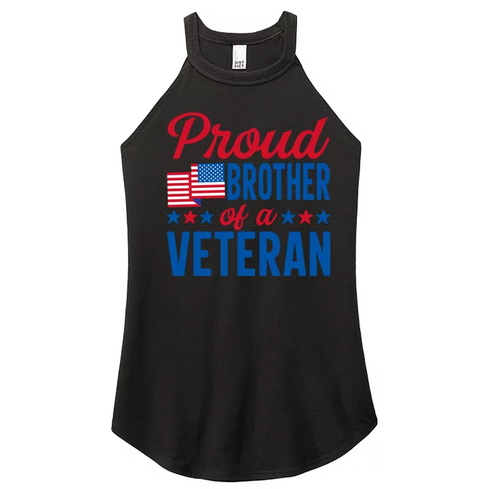 Proud Brother Of Veterans Day T Women’s Perfect Tri Rocker Tank