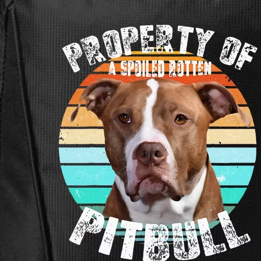 Pit Bull Owner Lover Retro Pitbull City Backpack