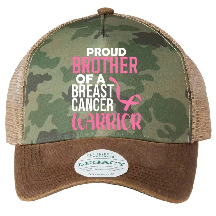 Proud Brother Of A Breast Cancer Warrior Legacy Tie Dye Trucker Hat