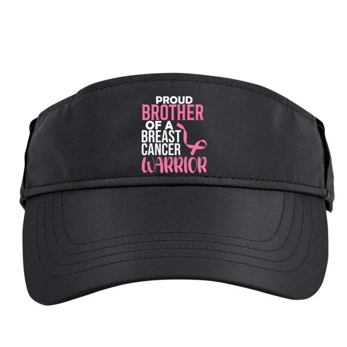 Proud Brother Of A Breast Cancer Warrior Adult Drive Performance Visor