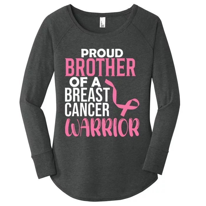 Proud Brother Of A Breast Cancer Warrior Women's Perfect Tri Tunic Long Sleeve Shirt