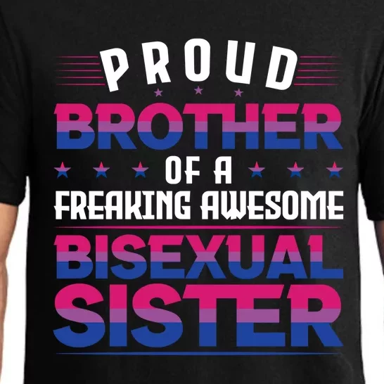 Proud Brother Of An Bisexual Sister Lgbt Pride Bisexual Gift Pajama Set