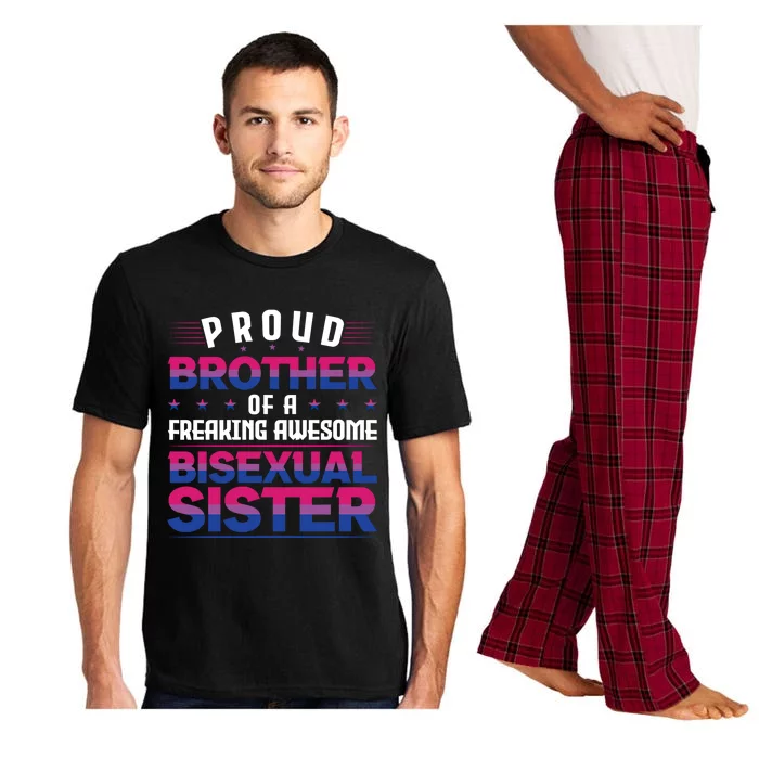 Proud Brother Of An Bisexual Sister Lgbt Pride Bisexual Gift Pajama Set