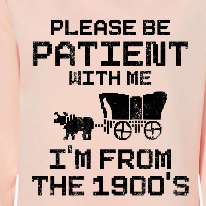 Please Be Patient With Me IM From The 1900S Womens California Wash Sweatshirt