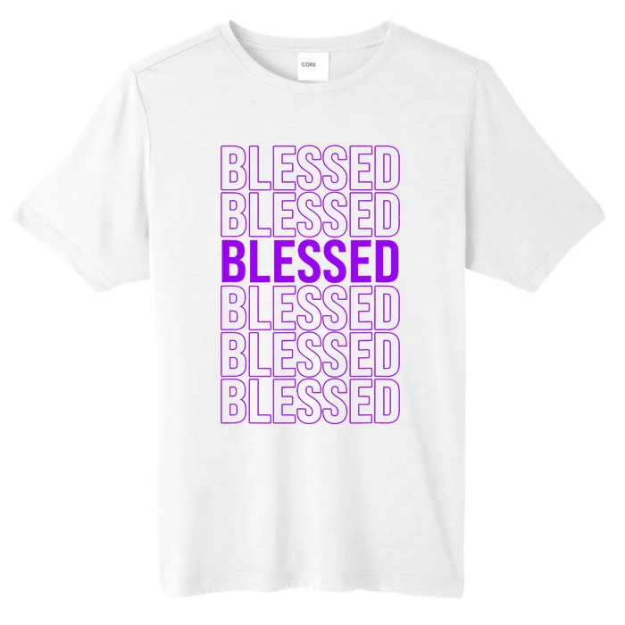 Purple Blessed Purple ChromaSoft Performance T-Shirt