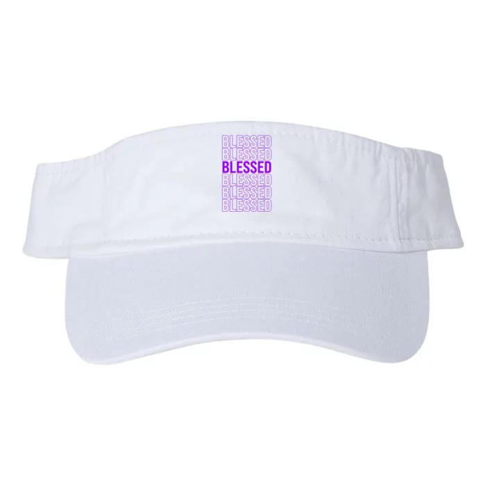 Purple Blessed Purple Valucap Bio-Washed Visor