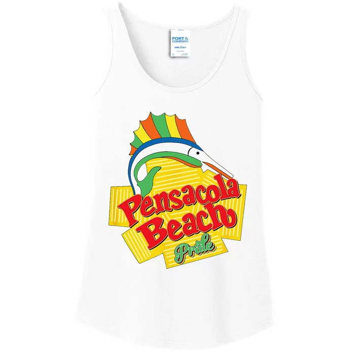 Pensacola Beach Pride Ladies Essential Tank