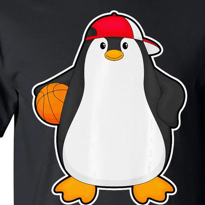 Penguin Basketball Player Basketball Sports Tall T-Shirt