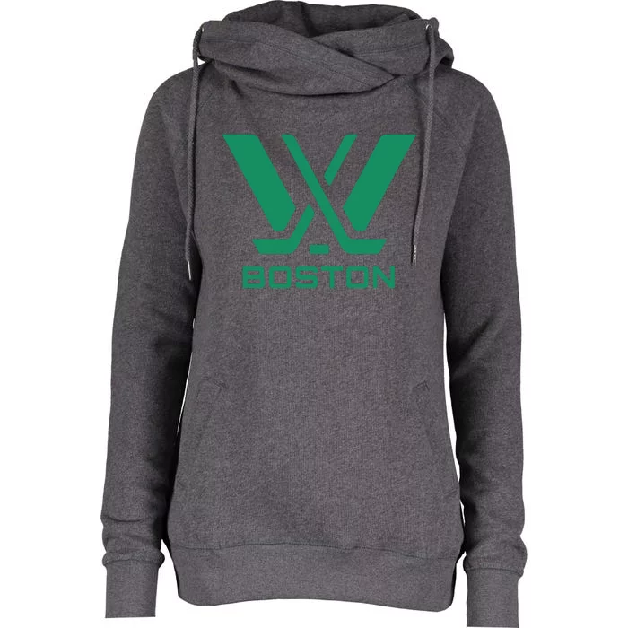 Pwhl Boston Womens Funnel Neck Pullover Hood