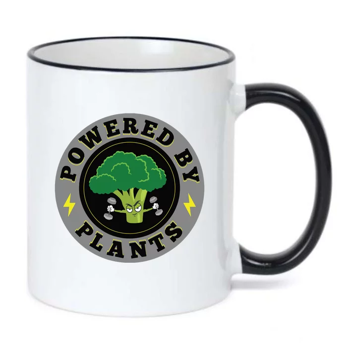 Powered By Plants Funny Vegan Plant Power Black Color Changing Mug