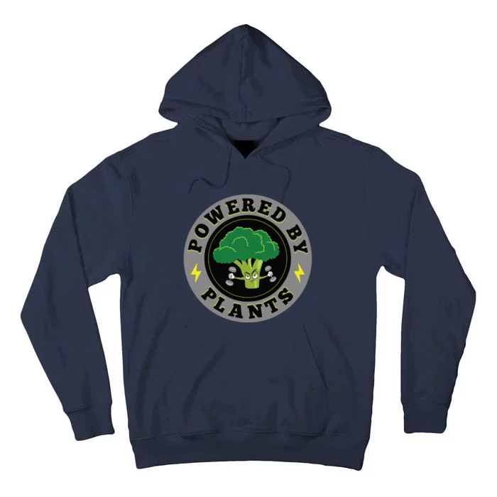 Powered By Plants Funny Vegan Plant Power Tall Hoodie