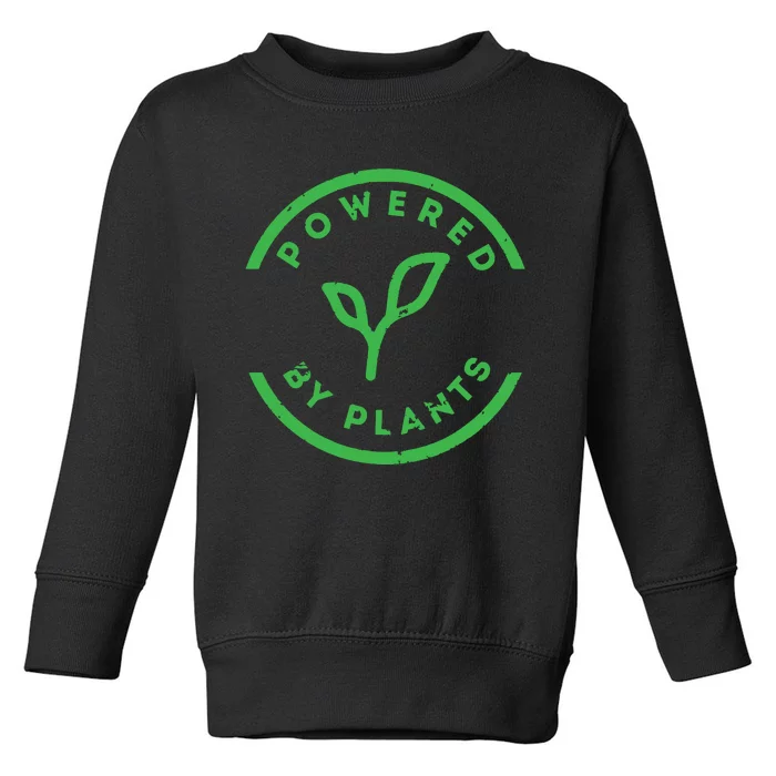 Powered By Plants Vegan Workout Toddler Sweatshirt