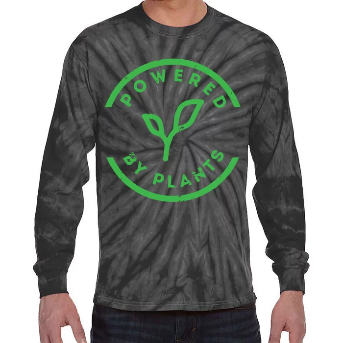 Powered By Plants Vegan Workout Tie-Dye Long Sleeve Shirt