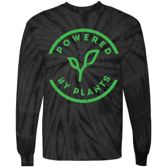 Powered By Plants Vegan Workout Tie-Dye Long Sleeve Shirt