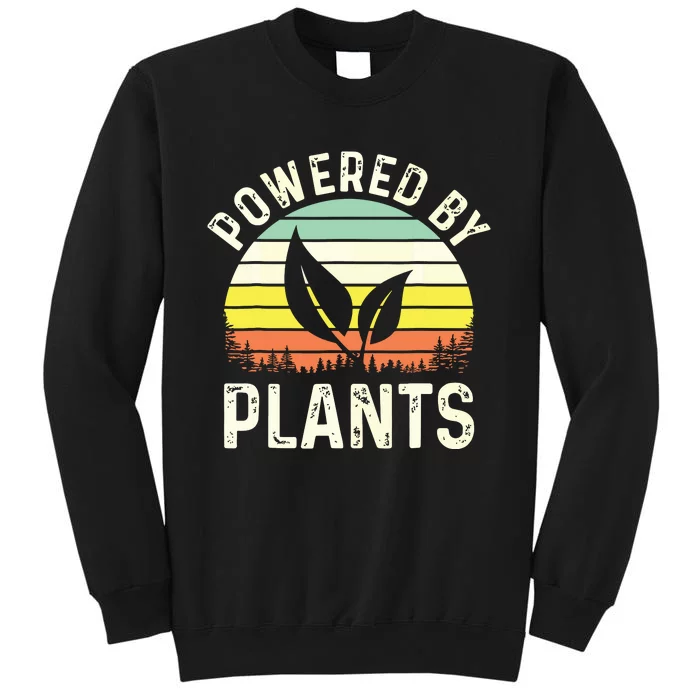 Powered By Plants Veggie Vegan Gardening Sweatshirt