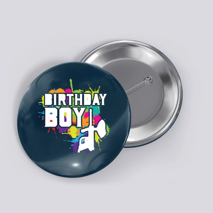 Paintball Birthday Party Theme Button