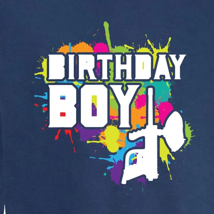 Paintball Birthday Party Theme Garment-Dyed Sweatshirt