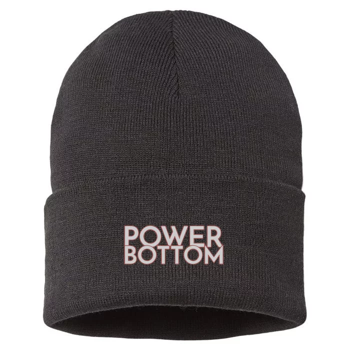 Power Bottom Sustainable Knit Beanie