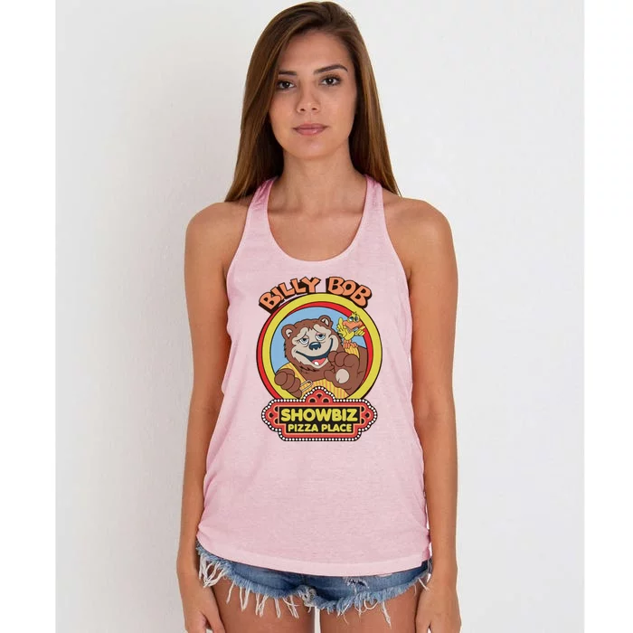 Pizza Bird Women's Knotted Racerback Tank