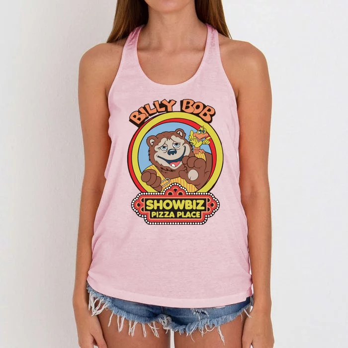 Pizza Bird Women's Knotted Racerback Tank