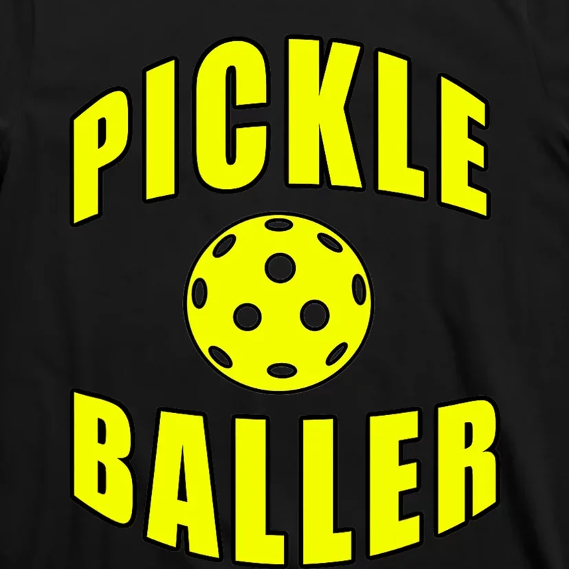 Pickle Baller Pickleball Player Design T-Shirt