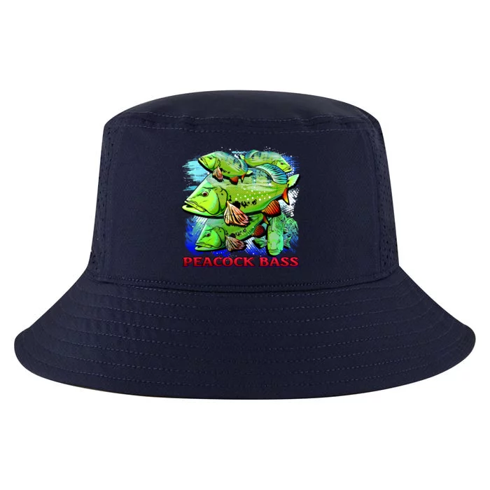 Peacock Bass Cool Comfort Performance Bucket Hat