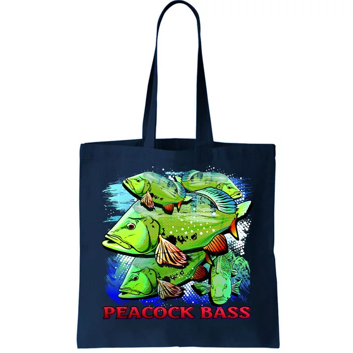 Peacock Bass Tote Bag