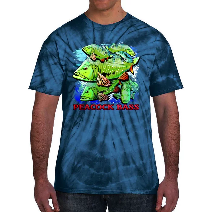 Peacock Bass Tie-Dye T-Shirt