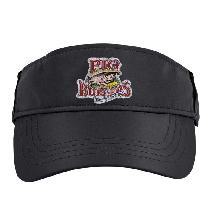 Pig Burgers Adult Drive Performance Visor