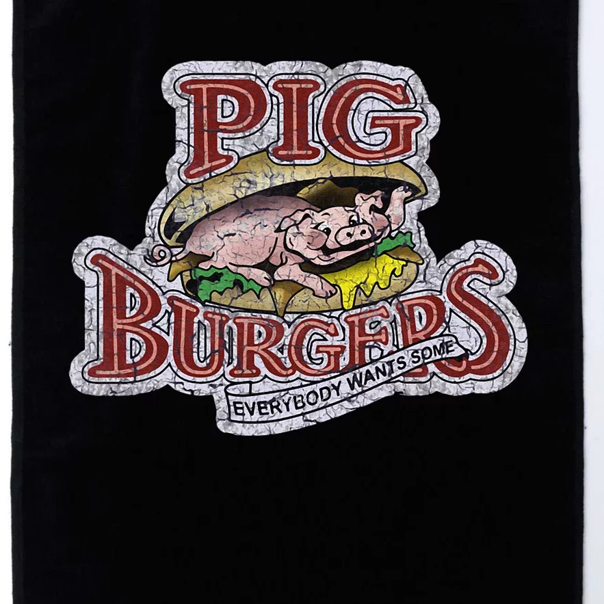 Pig Burgers Platinum Collection Golf Towel