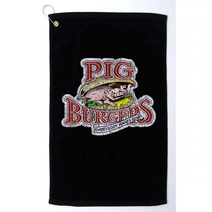 Pig Burgers Platinum Collection Golf Towel