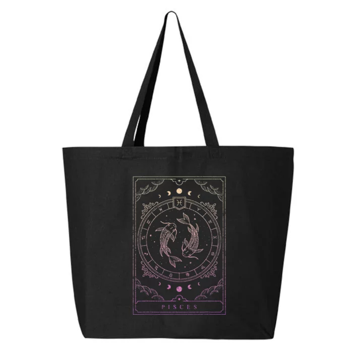 Pisces Birthday Present Wo Zodiac Sign Pisces 25L Jumbo Tote