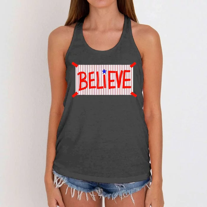 Philly Believe Women's Knotted Racerback Tank