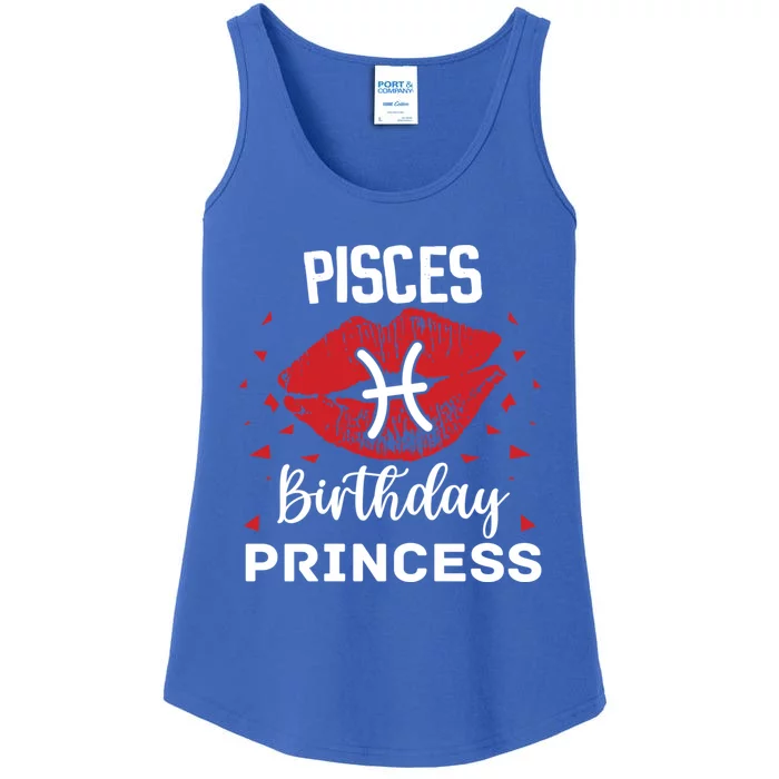 Pisces Birthday Princess Zodiac Gift Ladies Essential Tank