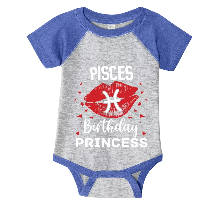 Pisces Birthday Princess Zodiac Gift Infant Baby Jersey Bodysuit