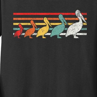 Pelican Bird Kids Long Sleeve Shirt