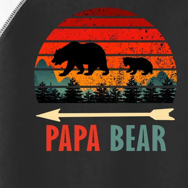 Papa Bear Toddler Fine Jersey T-Shirt