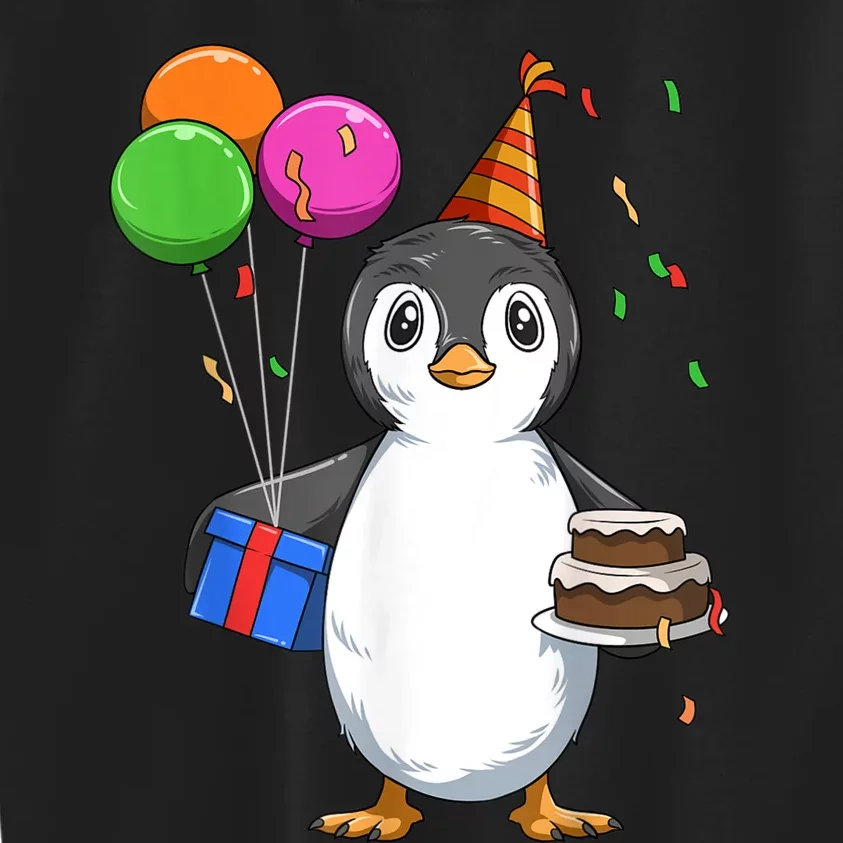 Penguin Birthday Penguin Birthday Party Penguin Theme Kids Sweatshirt