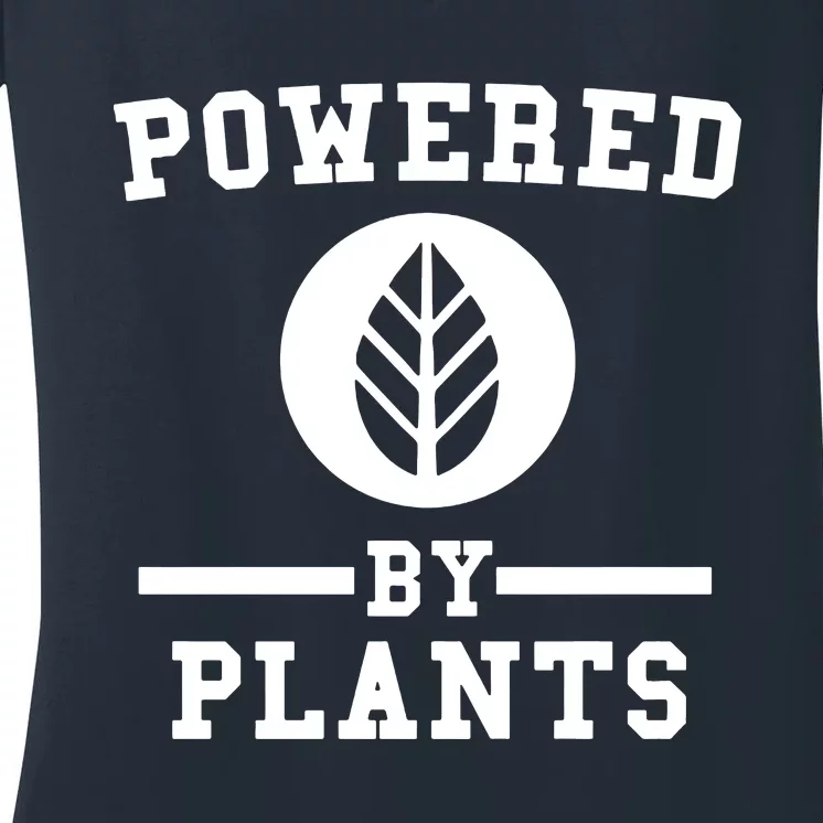 Powered By Plants Women's V-Neck T-Shirt