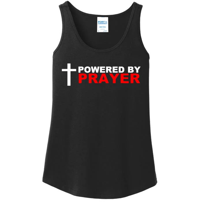 Powered By Prayer Ladies Essential Tank