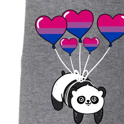 Panda Bisexual Pride Gift Doggie 3-End Fleece Hoodie