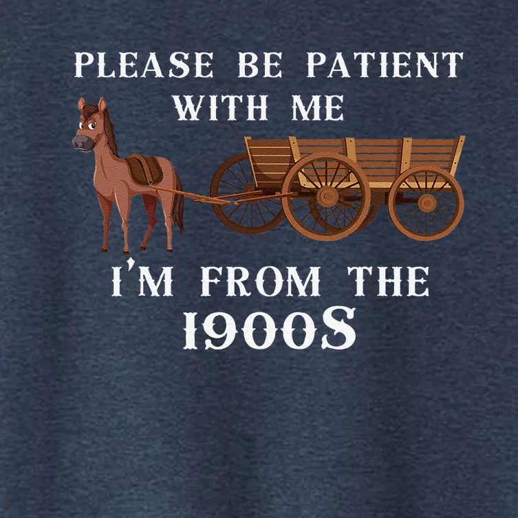 Please Be Patient With Me IM From The 1900S Oregon Trail Women's Crop Top Tee